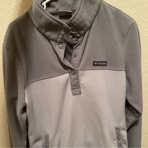 grey columbia pullover